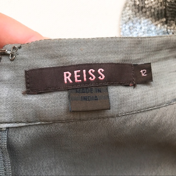 🆕in! REISS GREY SAGE SEQUIN MIDI SKIRT! - Picture 9 of 11